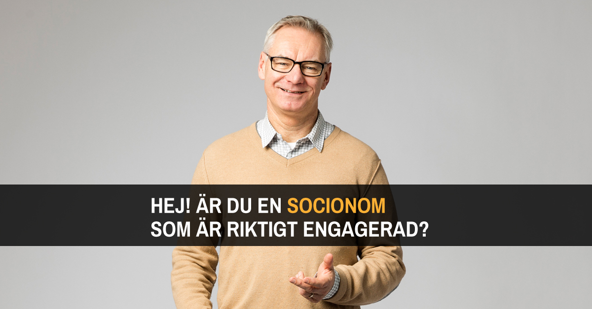 Är du en socionom som är riktigt engagerad?